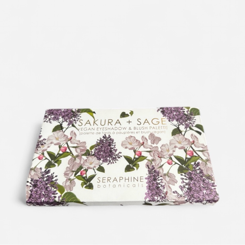 Seraphine Botanicals Sakura + Sage Eyeshadow & Blush Palette
